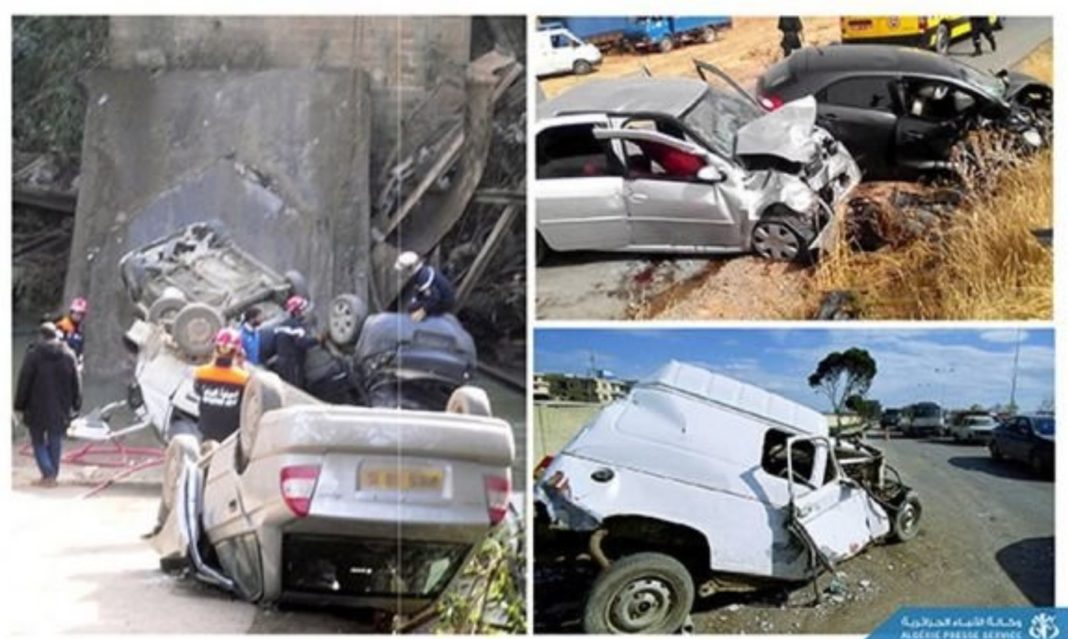 Accidents de la route : 41 morts et 1340 blessés en une semaine