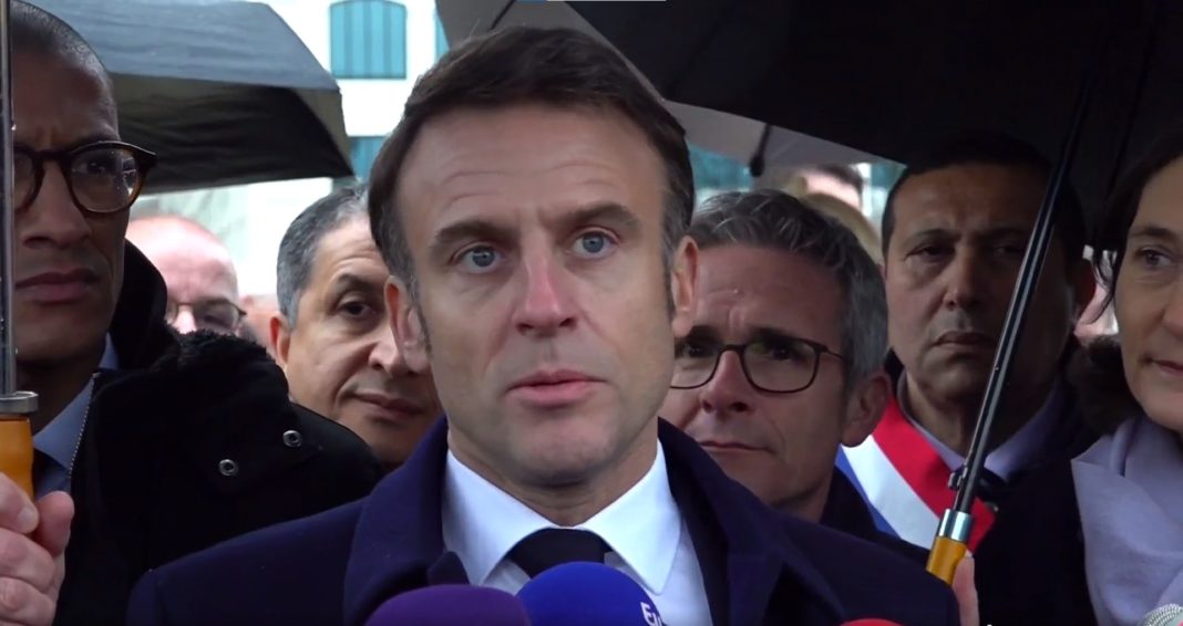 Emmanuel Macron Le président français Emmanuel Macron.