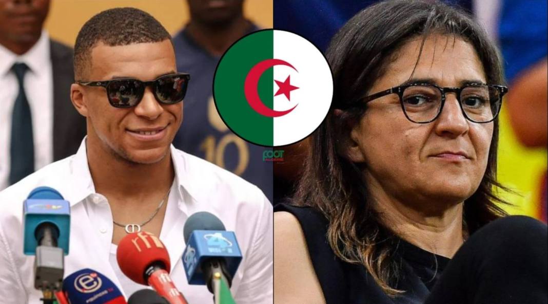 La mère de Kylian Mbappé, Fayza Lamari, en Algérie