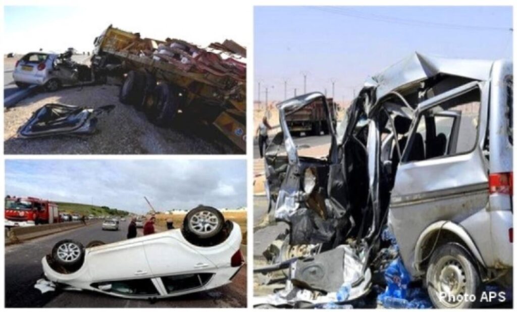 Accidents de la route : 53 morts et 1744 blessés en une semaine