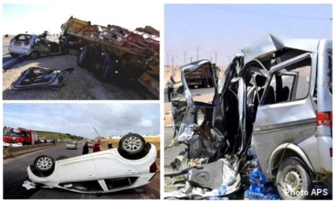 Accidents de la route : 53 morts et 1744 blessés en une semaine