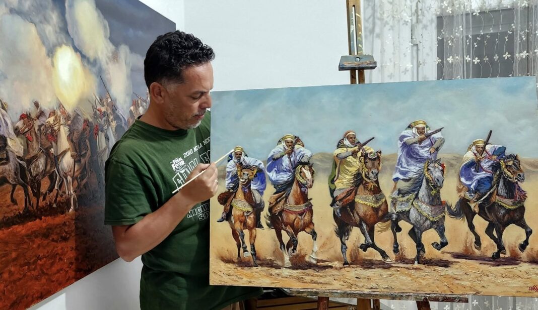 Mohamed Yacine Hassini artiste peintre