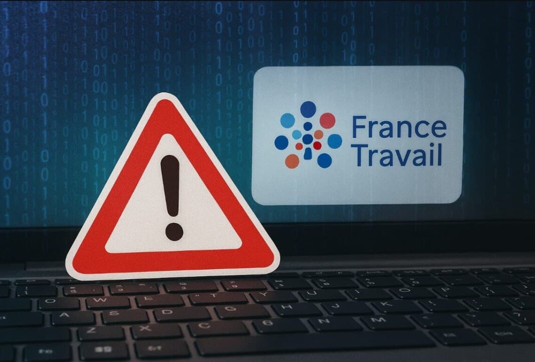Cyberattaque france travail données personnelles