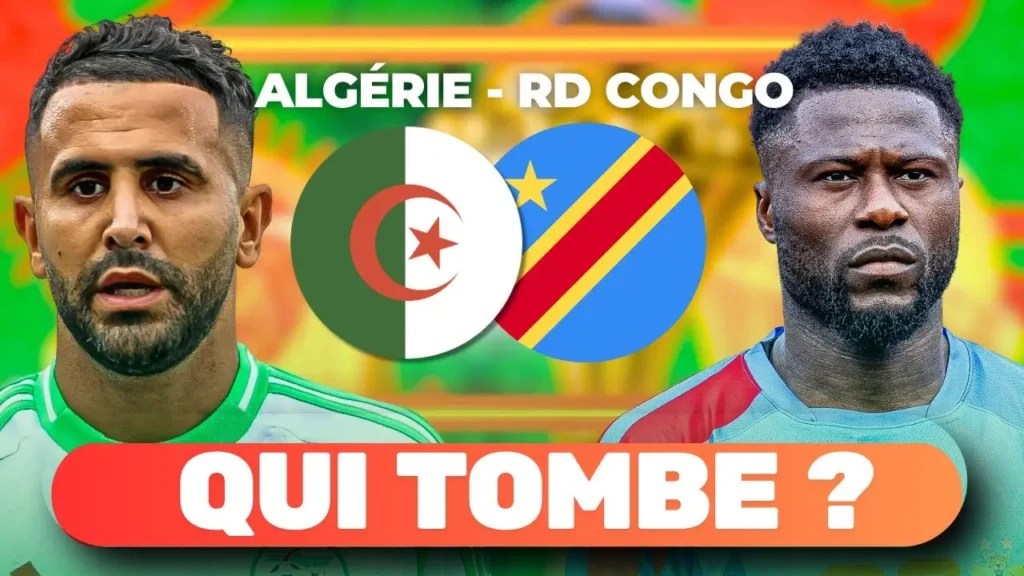 Algérie RD congo match quelle chaine