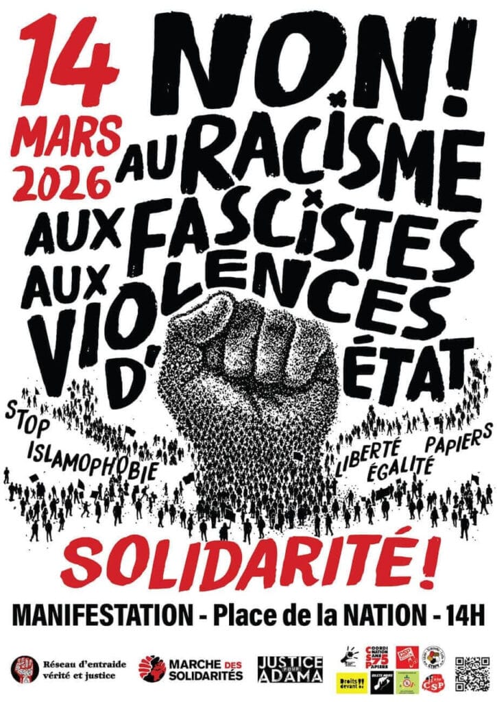 France manifestants racisme guerre