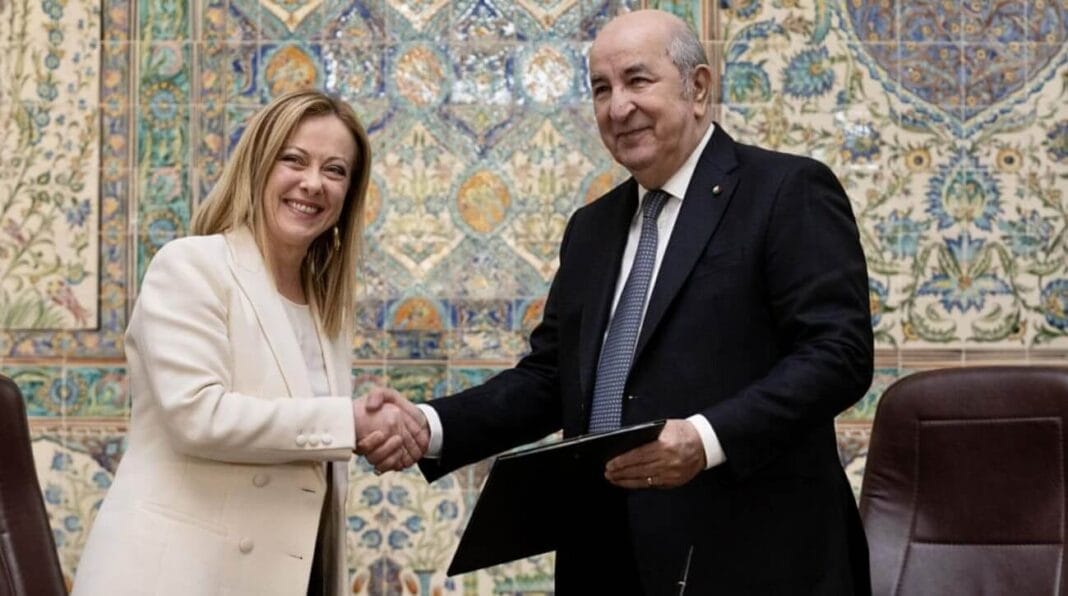 Giorgia Meloni visite Algérie