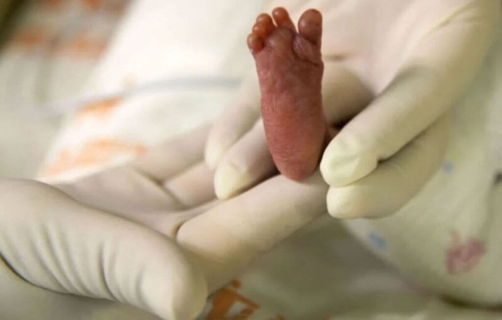 mère congelé deux bébés
