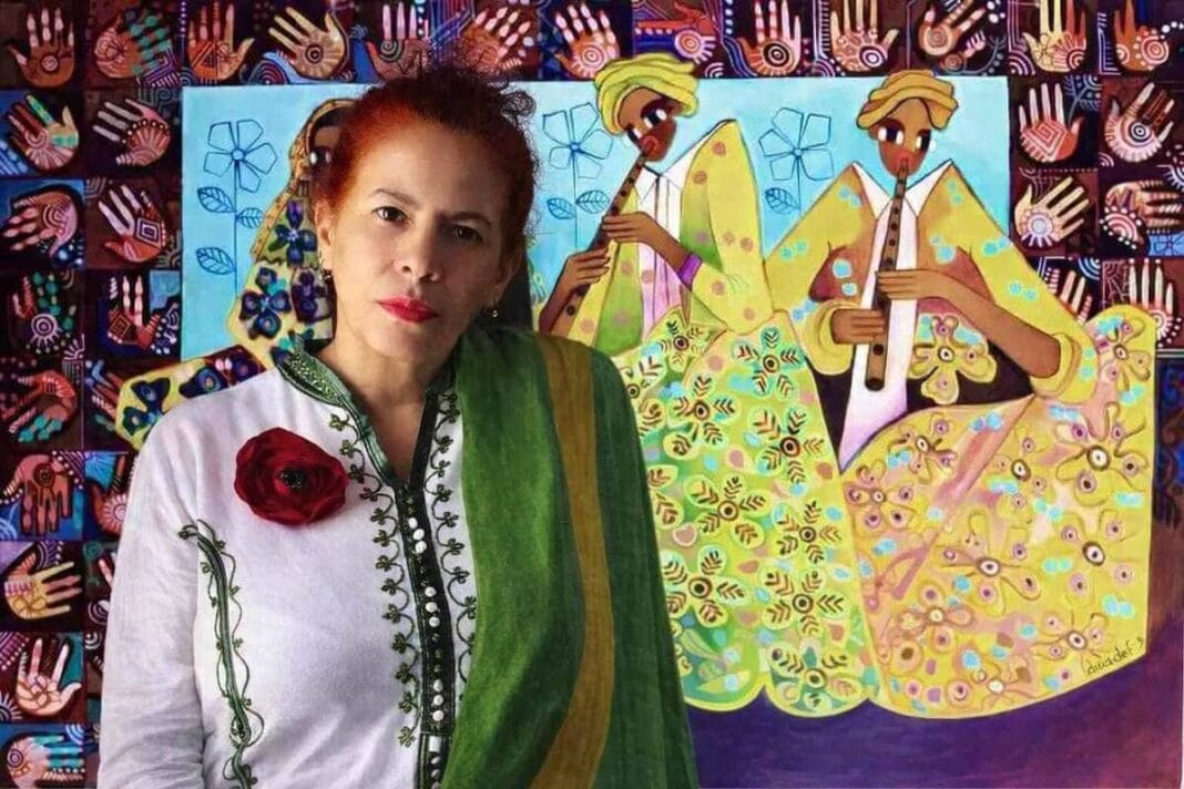 Djahida Houadef artiste peintre