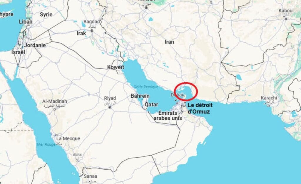 iran détroit d'ormuz