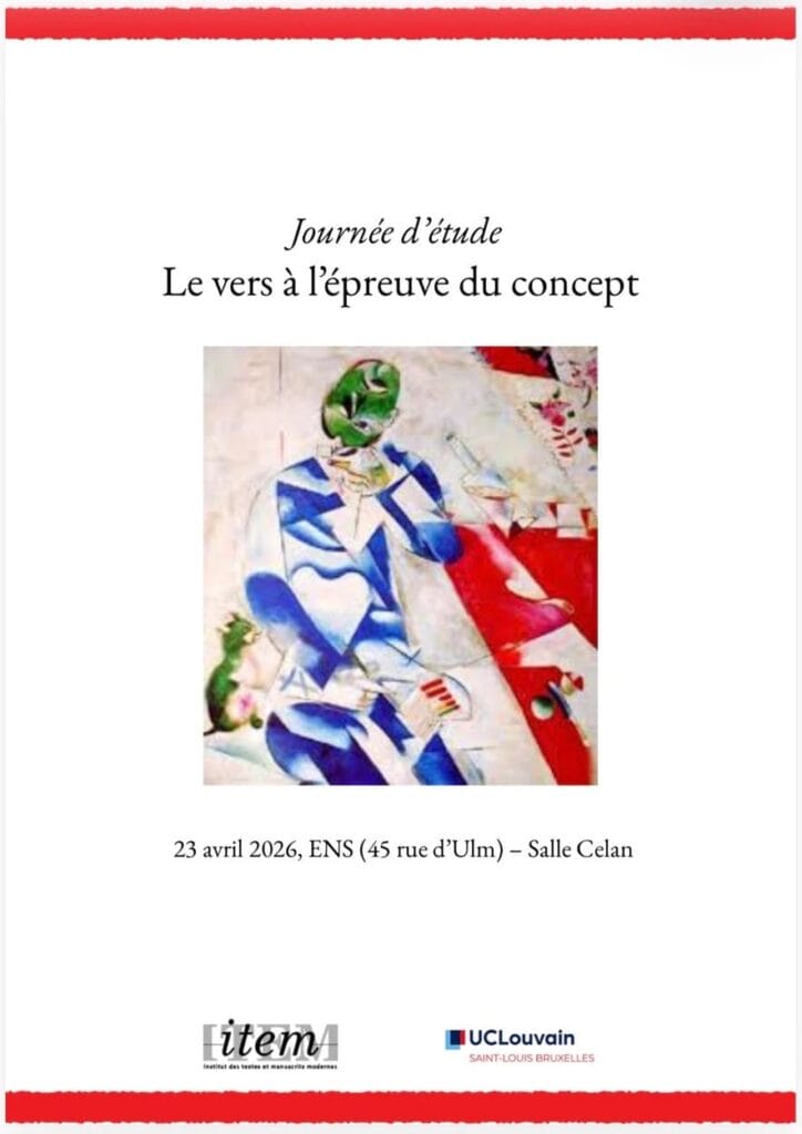 le vers à l'épreuve du concept ENS